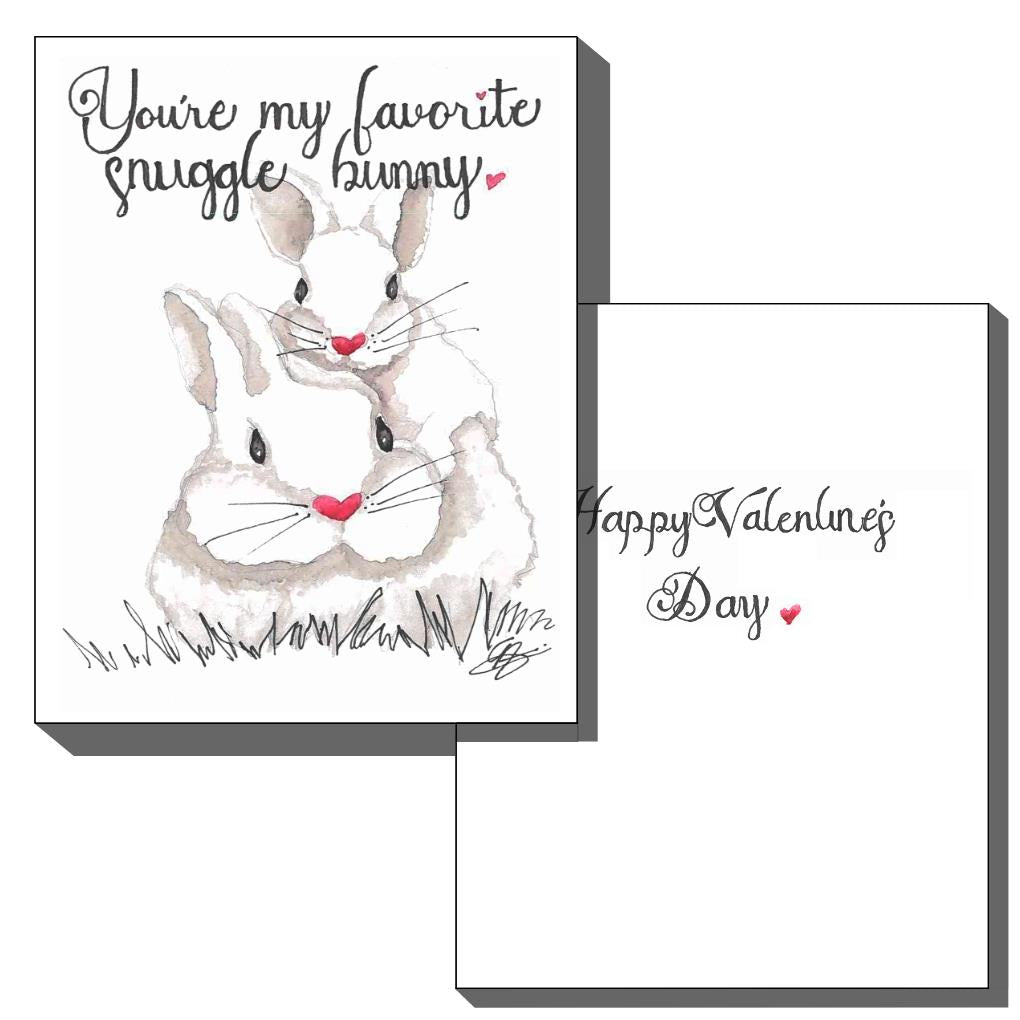 Snuggle Bunny (4) card collection