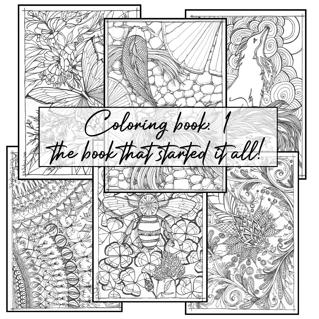 2025 Coloring Packet (12) 8.5"x11" pages